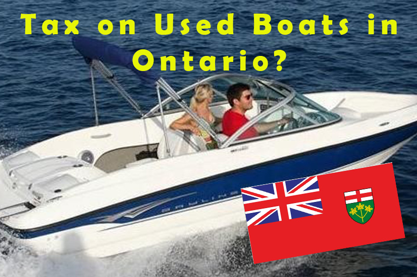 tax on used boats ontario